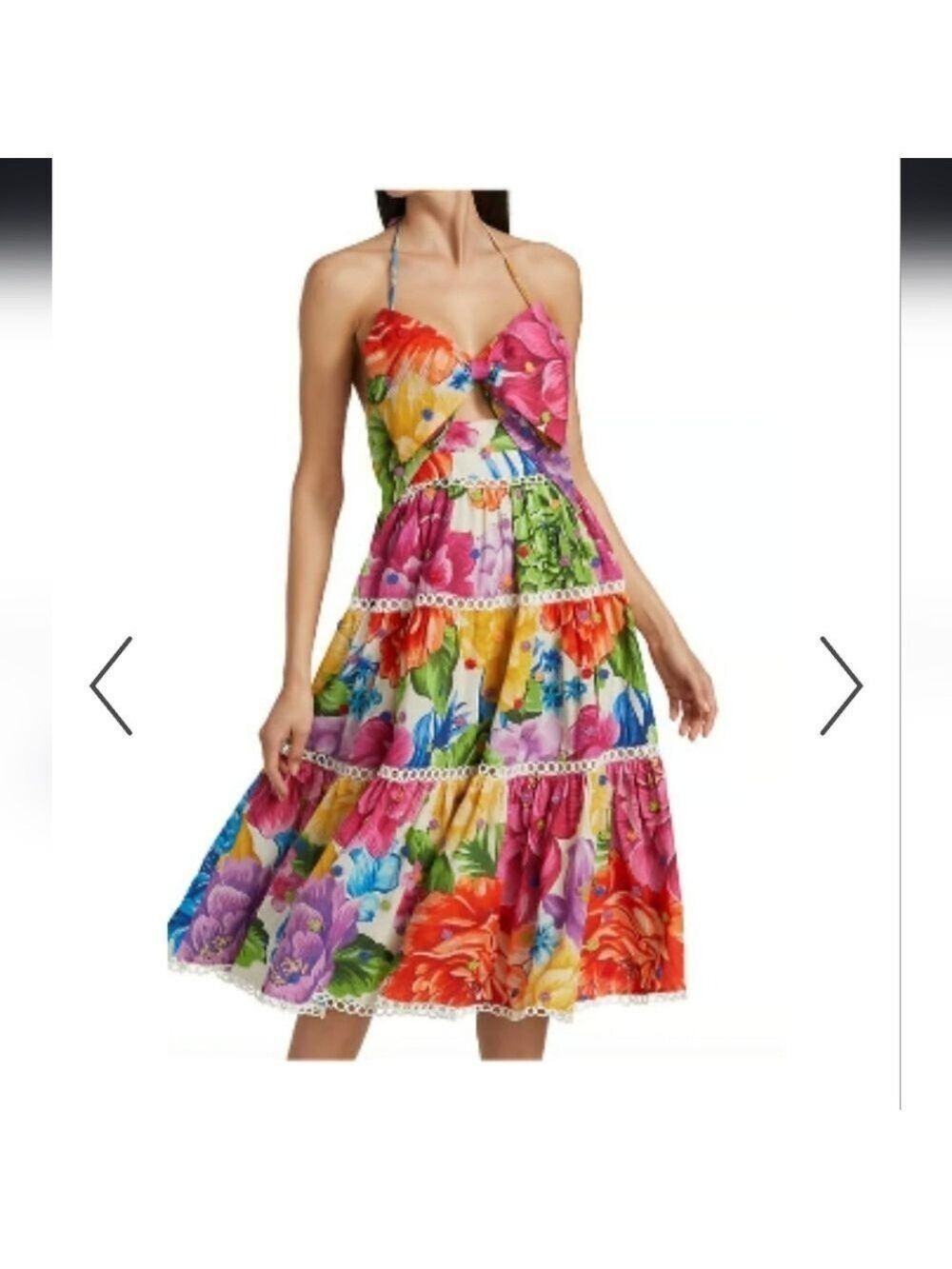 Farm Rio Chita Floral Midi Dress